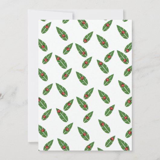 Little Ladybug Birthday Party Kaart (Achterkant)