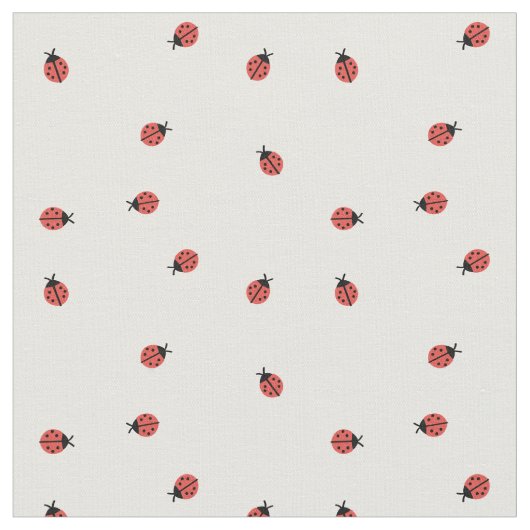 Little Ladybug Fabric Stof (Close Up)