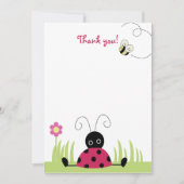 Little Ladybug Flat Bedankt voor je briefkaarten (Voorkant)