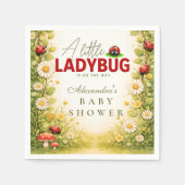 Little Ladybug Garden Baby Shower Servet (Voorkant)