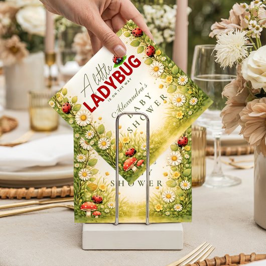 Little Ladybug Garden Baby Shower Servet