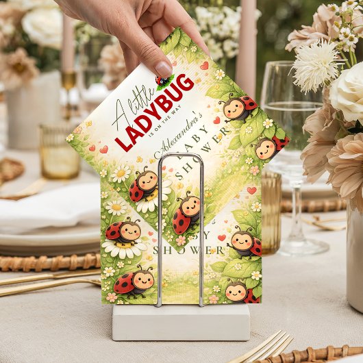 Little Ladybug Garden Celebration Baby Shower Servet
