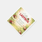 Little Ladybug Garden Celebration Baby Shower Servet (Hoek)