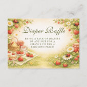 Little Ladybug Garden Diapper Raffle Informatiekaartje (Voorkant)