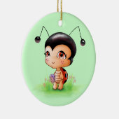 Little Ladybug Girl Ornament (Rechts)