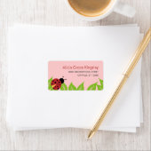 Little Ladybug Kinder adreslabel Etiket (Insitu)