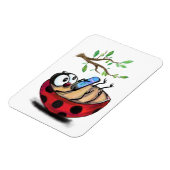 Little Ladybug met Phone Magnet Spring Magneet (Linkerzijde)