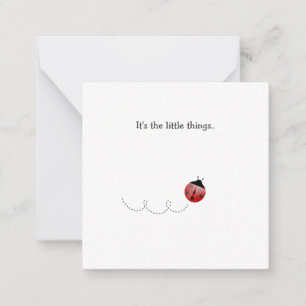 Little Ladybug Mini Bedankt voor je briefkaart