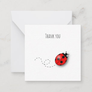 Little Ladybug Mini Bedankt voor je briefkaart