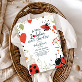 Little Ladybug Spring Baby shower Kaart