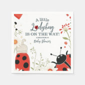 Little Ladybug Spring Baby shower Servet (Voorkant)