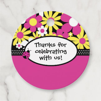 Little Ladybug Theme Party Bedankjes Labels