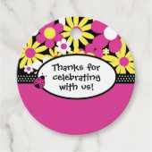 Little Ladybug Theme Party Bedankjes Labels (Voorkant)