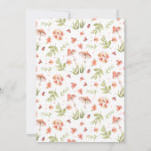 Little Ladybug | Uitnodiging van de partij Birthda (Achterkant)