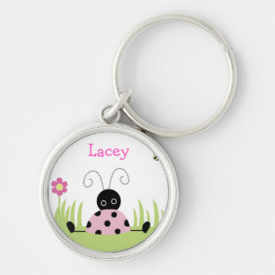 Little Ladybugs Premium Favor of Name Tag Sleutelhanger