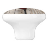 Little Lake Heart Love Leaf Keramische Knop (Zijkant)