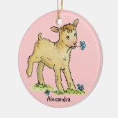 Little Lamb Baby Ornament (Links)