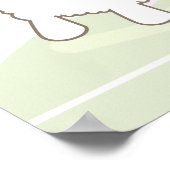 Little Lamb Baby shower Banner | Meisje Poster (Hoek)