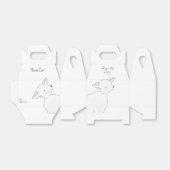 Little Lamb Baby shower Bedankdoosjes (Uitgevouwen)