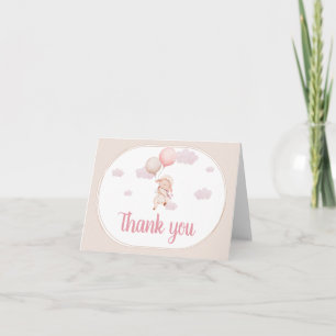 Little Lamb Baby Shower Bedankkaart