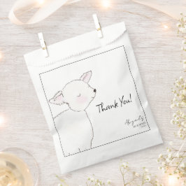 Little Lamb Baby shower Bedankzakje