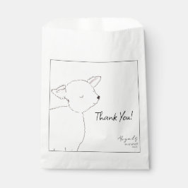 Little Lamb Baby shower Bedankzakje