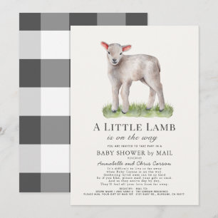 Little Lamb Baby shower by Mail Kaart