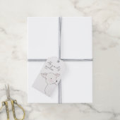 Little Lamb Baby shower Cadeaulabel (Met Touw)