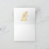 Little Lamb Baby shower Dank je wel Bedankkaart (Binnen)