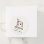 Little Lamb Baby shower Dank u Bedankjes Labels (In situ)