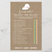 Little Lamb Baby shower Game PRINED (Voorkant)