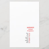 Little Lamb Baby shower Game PRINED (Achterkant)