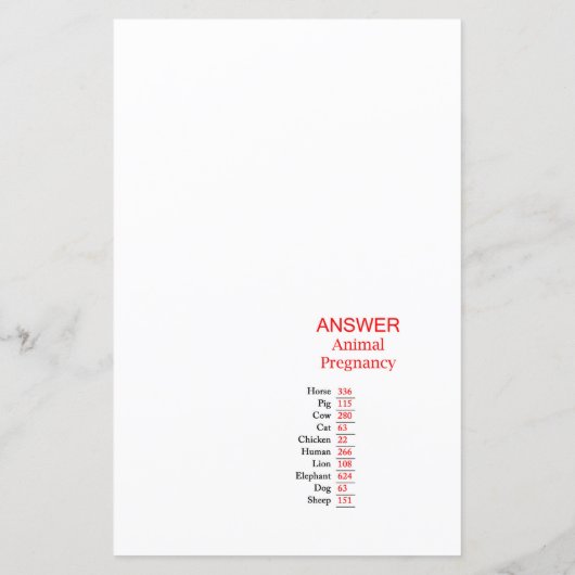 Little Lamb Baby shower Game PRINED (Achterkant)