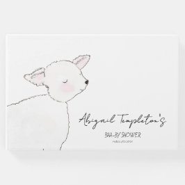 Little Lamb Baby shower Gastenboek