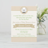 Little Lamb Baby shower Invitation 5x7 Kaart (Staand voorkant)