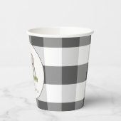 Little Lamb Baby shower Papieren Bekers (Links)