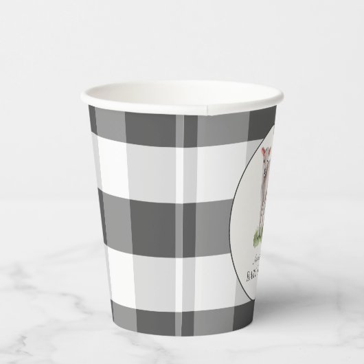 Little Lamb Baby shower Papieren Bekers (Rechts)