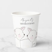 Little Lamb Baby shower Papieren Bekers (Voorkant)