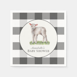 Little Lamb Baby shower Servet