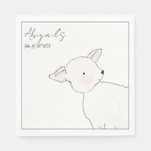 Little Lamb Baby shower Servet