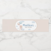 Little Lamb Baby Shower Waterfles Etiket (Enkel label)