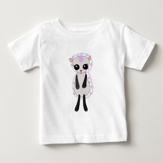Little Lamb Baby T-shirt (Voorkant)