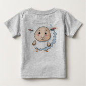 Little Lamb Baby T-shirt (Achterkant)