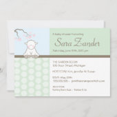 Little Lamb  | Babyschoenen Kaart (Voorkant)