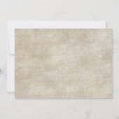 Little Lamb Baptism Bloemen Foto Uitnodiging (Achterkant)