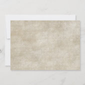 Little Lamb Baptisme Foto uitnodiging (Achterkant)