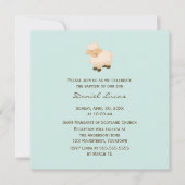 Little Lamb Baptisme Kaart (Voorkant)