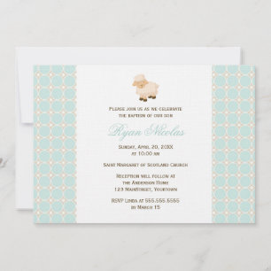 Little Lamb Baptisme Kaart