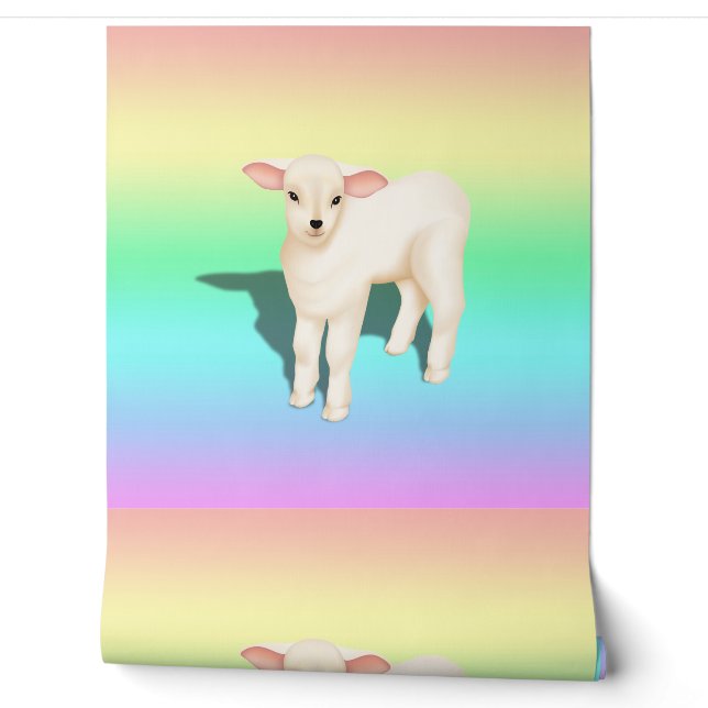 Little Lamb Behang (Afrollen)
