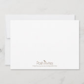 Little Lamb Birth Announement Aankondiging (Achterkant)